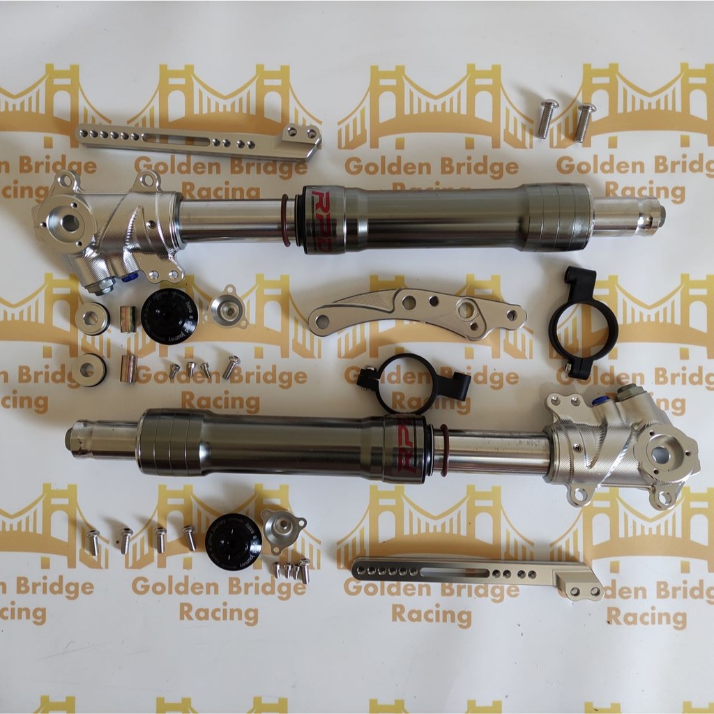 Shock Depan NMAX Upside Down RPD Titanium / Grey Front Shockbreaker