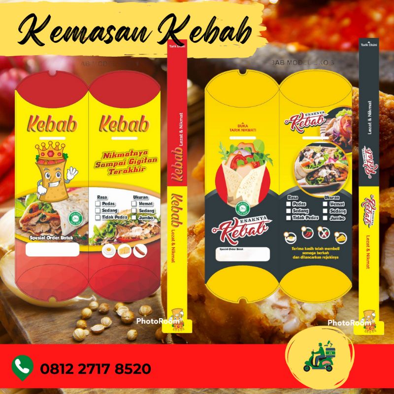 Kantung Kebab Kertas Kebab Kemasan Kebab Bungkus Kebab Terbaru Dalamnya Foil