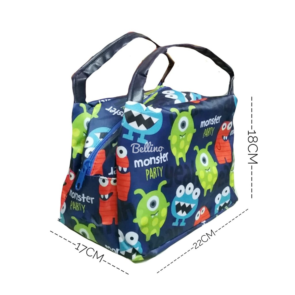 Tas Bekal Makanan Motif Lucu Random Murah Tas Tenteng Bekal Lunch Bag Tas Kotak Makan Tas Serbaguna