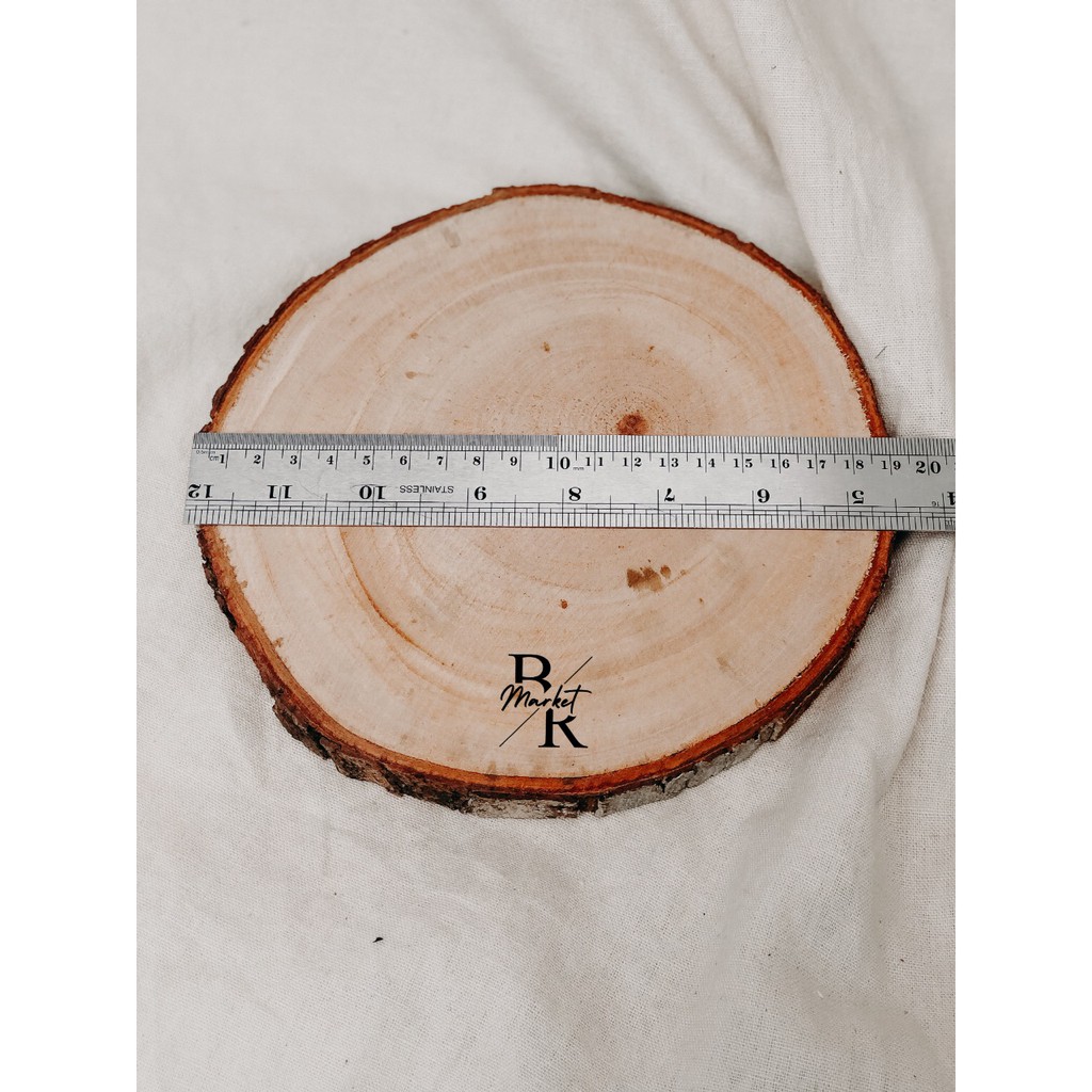 Jual Wooden Slice Potongan Kayu Dekorasi Rustic Shopee Indonesia