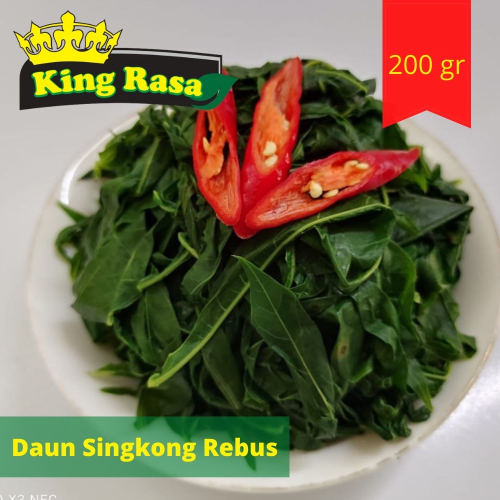 

Daun Singkong Rebus | Daun Singkong Frozen 200gr | Makanan Siap Saji