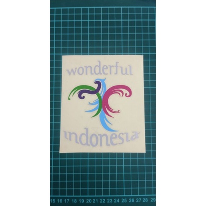 stiker wonderful Indonesia kotak