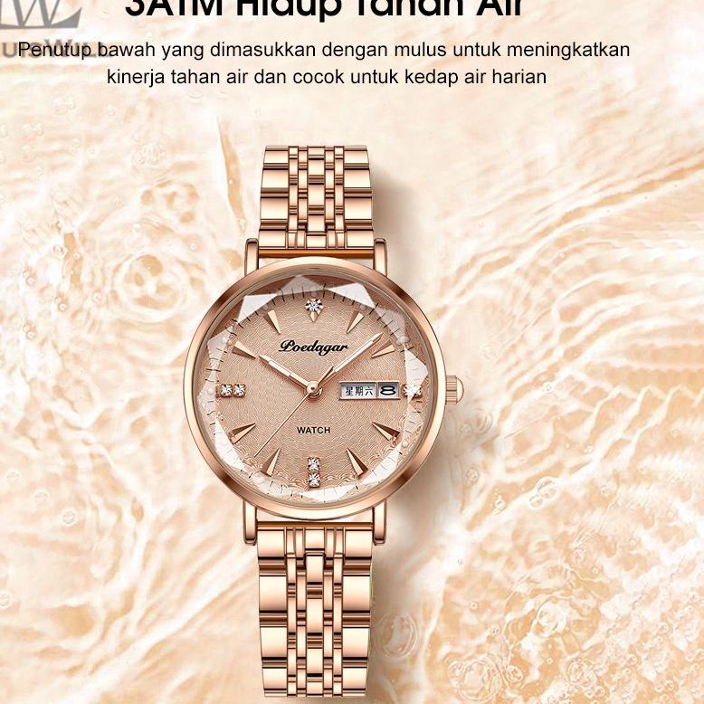 Sangat Nyaman.. Louiswill Jam Tangan Kasual Wanita Jam Tangan Anti Air Terbaru Wristwatch Jam Watch