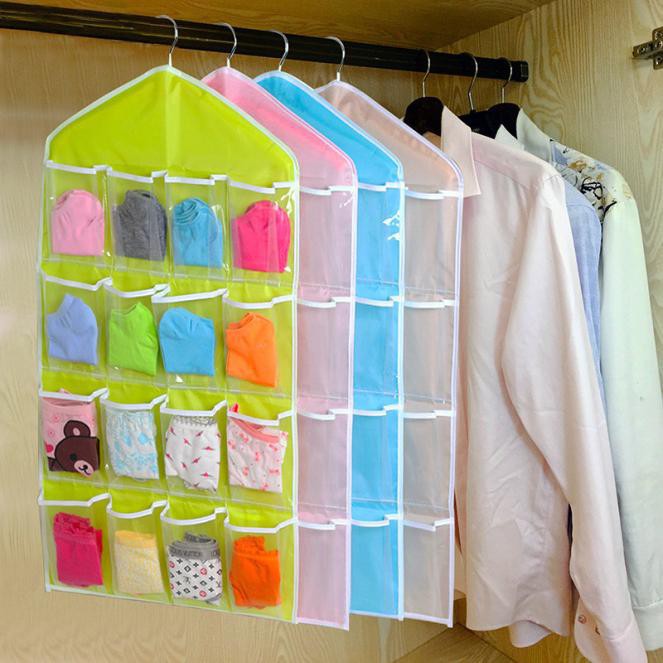 Pouch Hanging Organizer Serbaguna / Rak Celana Dalam Gantung Underwear Organizer / TS-68