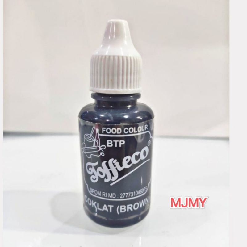 

Toffieco PEWARNA COKLAT tofieco tofiko 30 ml cc gr gram makanan kue warna cokelat tofieko