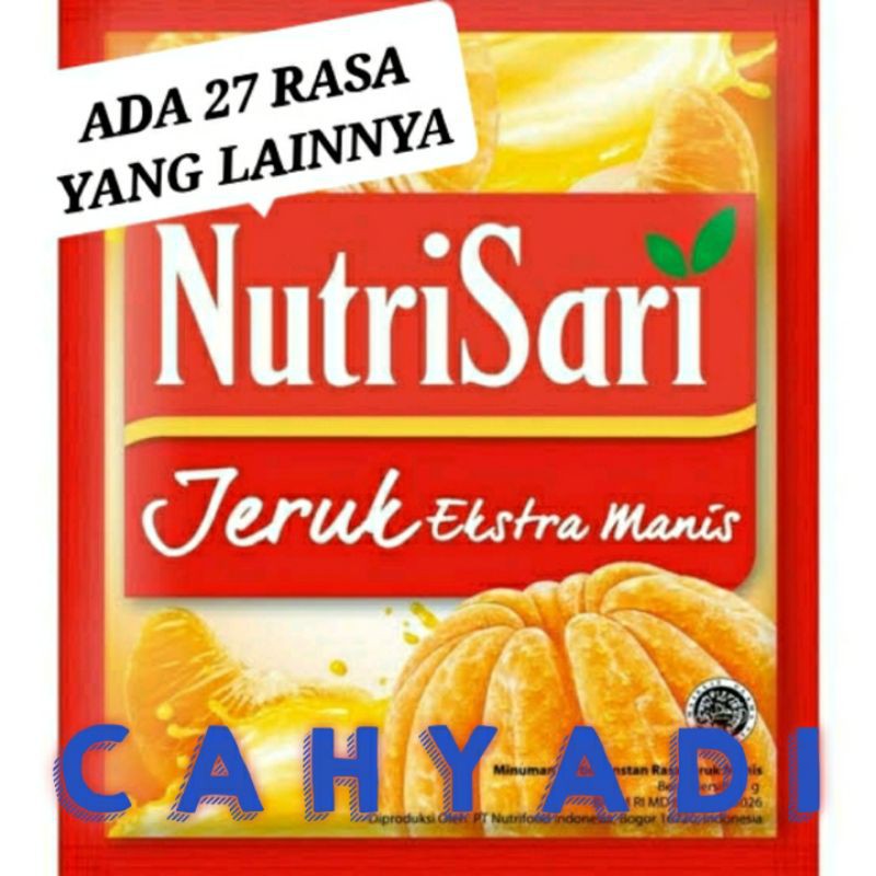 

Nutrisari Jeruk Ekstra Manis /renceng