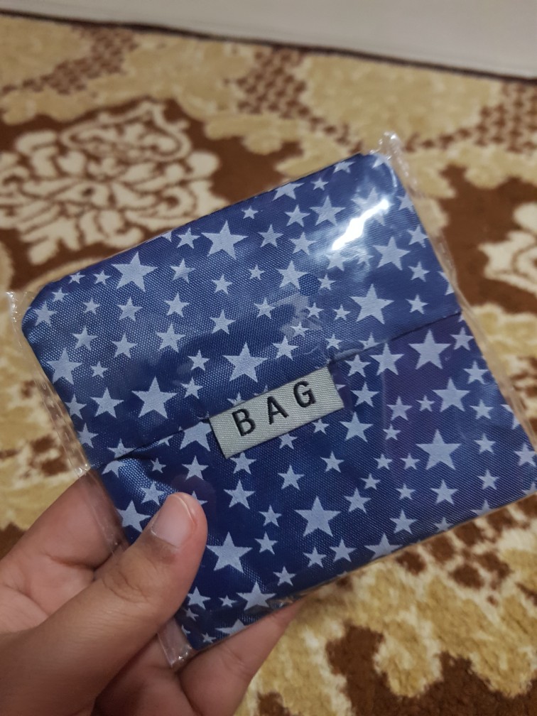 Je260 Fashion Premium Tas Belanja Lipat Motif Reusable Ramah Lingkungan Baggu Bag Bagcu Motif