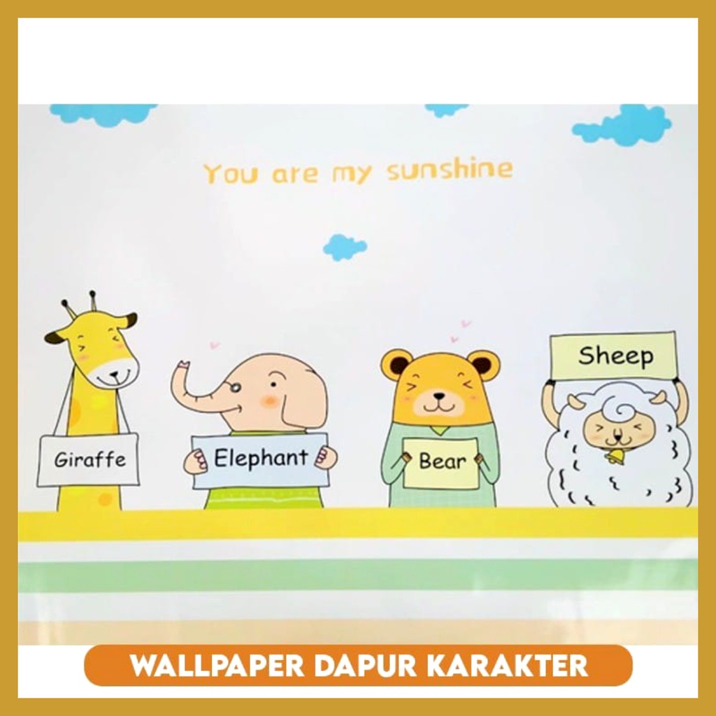 Stiker Dapur &amp; Kamar Mandi Anti Air Dan Anti Minyak Stiker Dapur Motif Ukuran 60cmx5m GOSHOP88