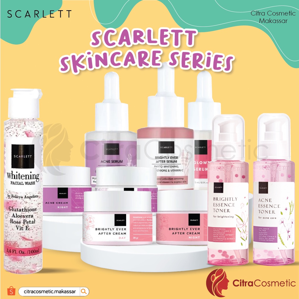 Scarlett  Skin Care Series  20 Gr Cream | Serum | Facial Wash