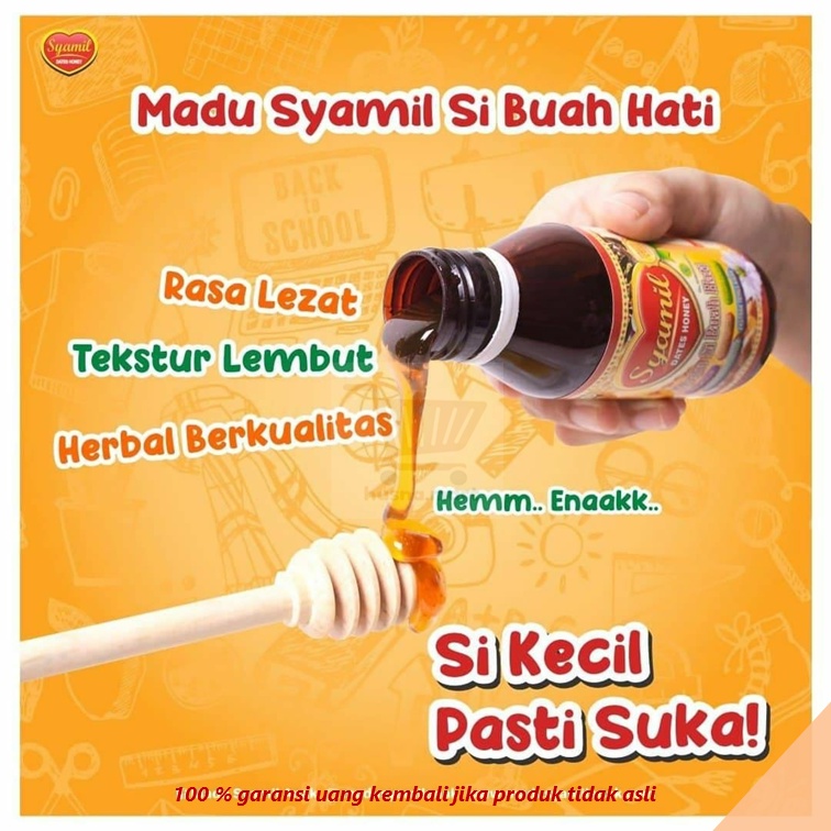 Madu Anak Syamil Kids Dates Honey -  Madu Lengkap Si Buah Hati isi 125ml