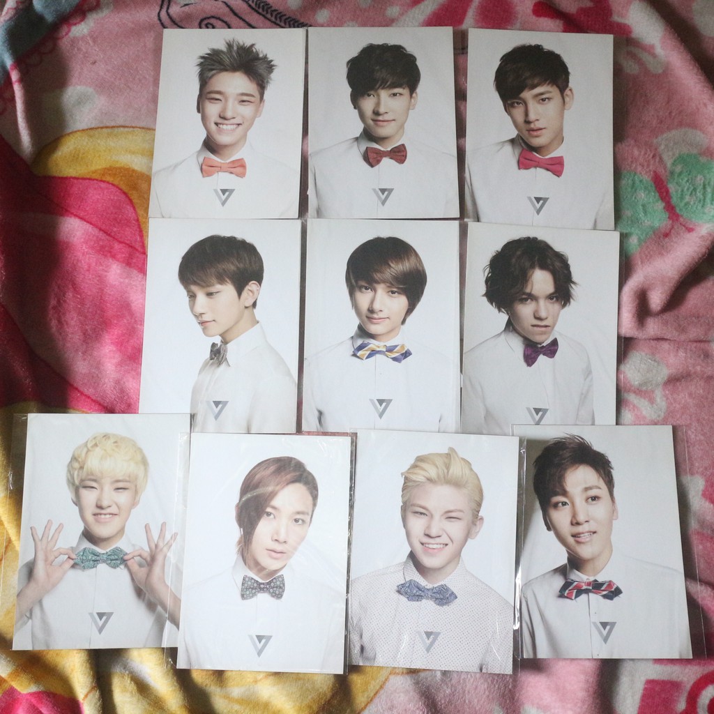 Seventeen Postcard 1st Mini Album 17 Carat / kpop merch / official merchandise