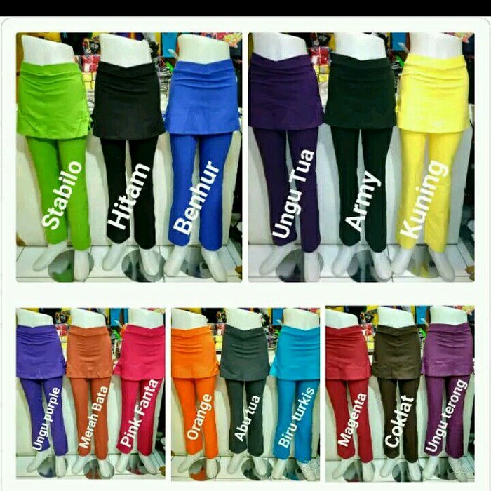 Celana senam rok panjang Celana Rok senam Zumba Terlaris