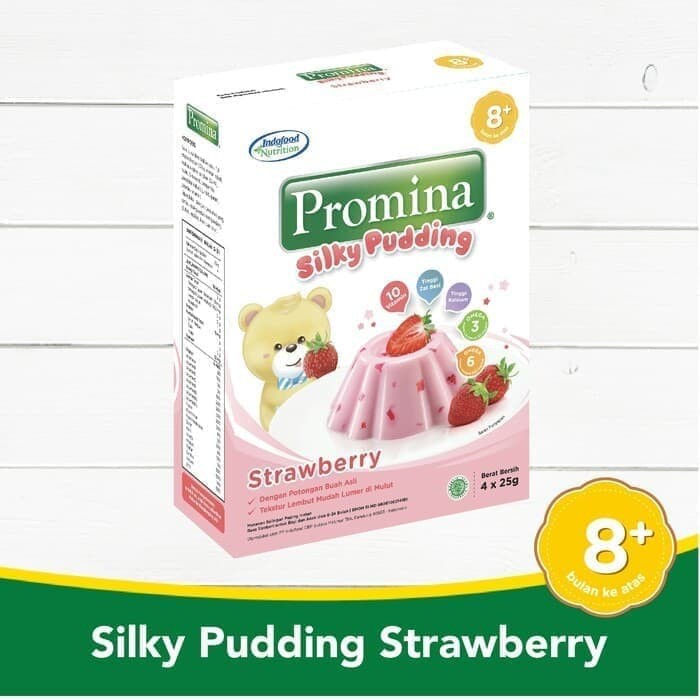 

PROMINA SILKY PUDDING STRAWBERRY puding