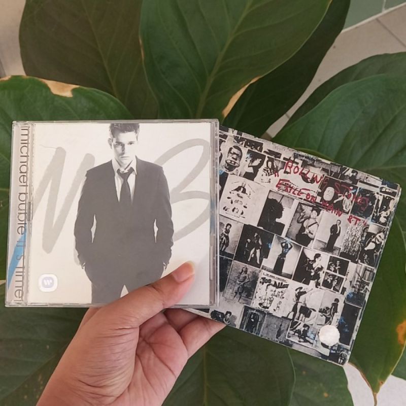 CD Michael Buble IT'S TIME dan Rolling Stones EXILE ON MAIN ST