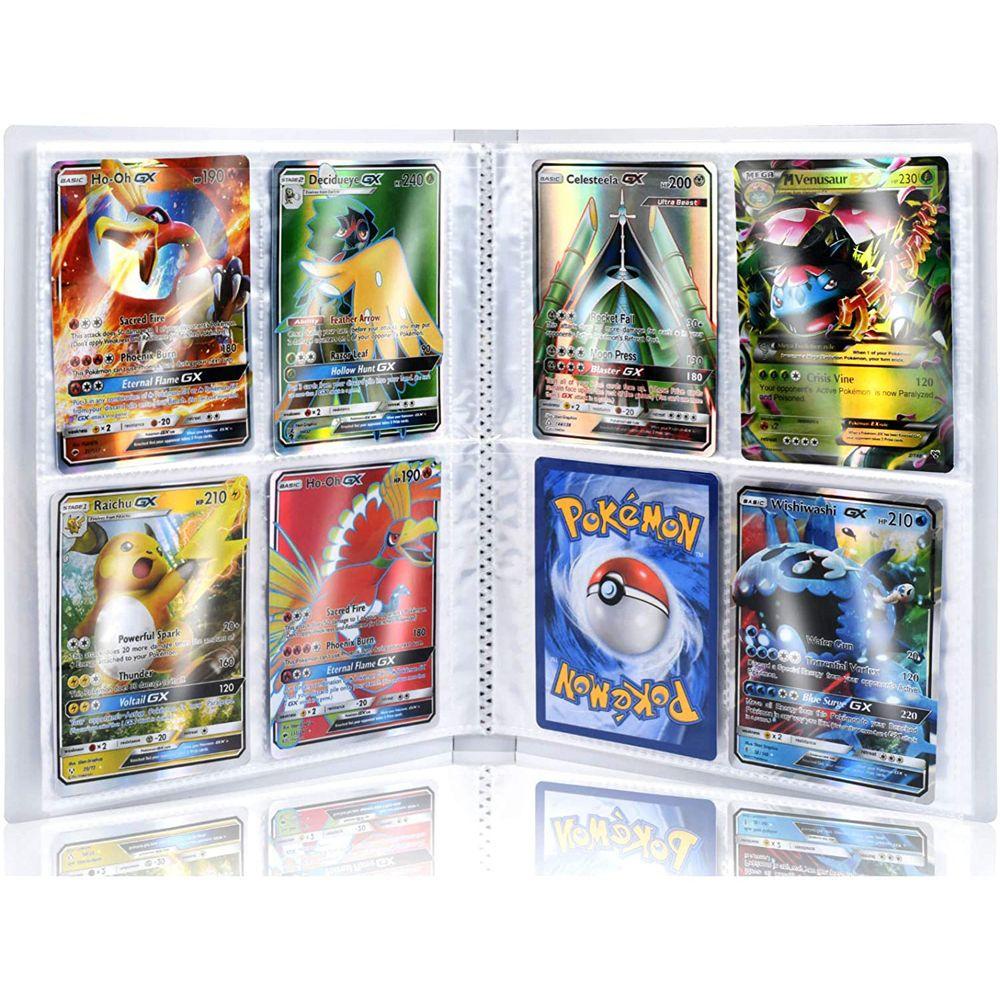 Needway  240PCS / Set Buku Album Holder Kartu Pokemon / Pikachu Untuk Koleksi / Mainan Anak