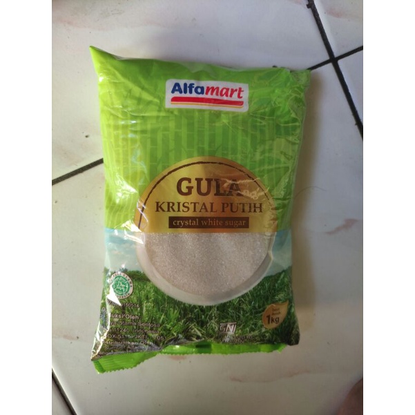 Alfamart gula kristal putih 1kg