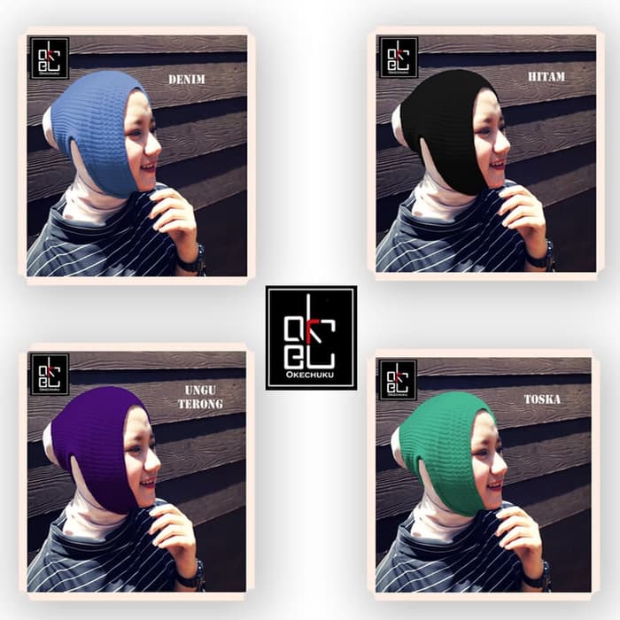 Sheshop - CIPUT NINJA Ciput anti budeg Ciput rajut inner hijab Ciput anti pusing - Hitam