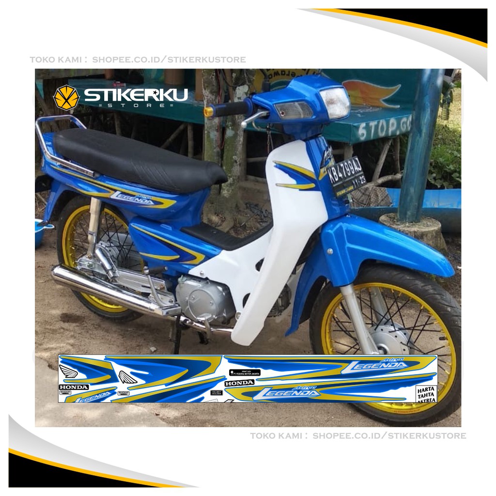 Jual STRIPING ASTREA LEGENDA IMPRESA LEGENDA2 VARIASI ORI STIKER STICKER LEGENDA 2001 2005 Indonesia Shopee Indonesia