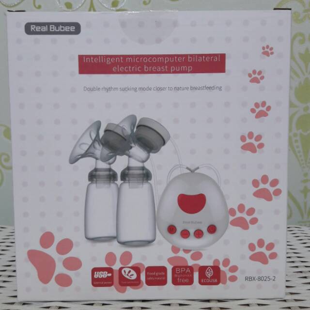 KEMASAN BARU REAL BUBEE PUMPING ELEKTRIK (POMPA ASI ELEKTRIK) DOUBLE PUMPING