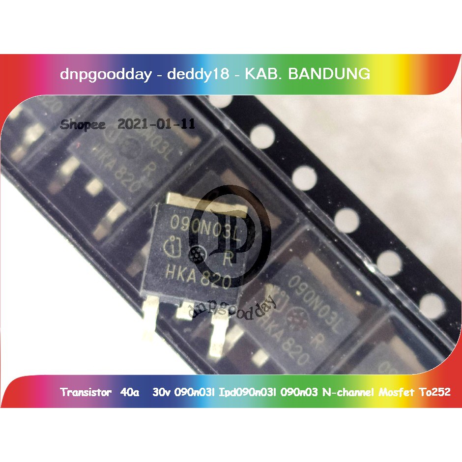 Transistor  40a   30v 090n03l Ipd090n03l 090n03 N-channel Mosfet To252