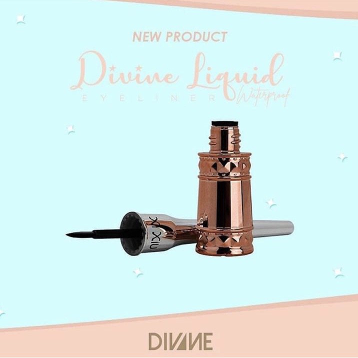 XIXIU XI XIU DIVINE EYELINER LIQUID EYE LINER CAIR HITAM MAKE UP MATA