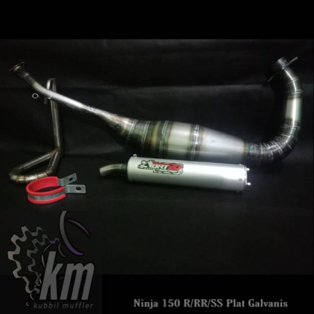 KNALPOT ABRT PLAR GALVANIS LEHER L UNTUK NINJA R/RR/SS