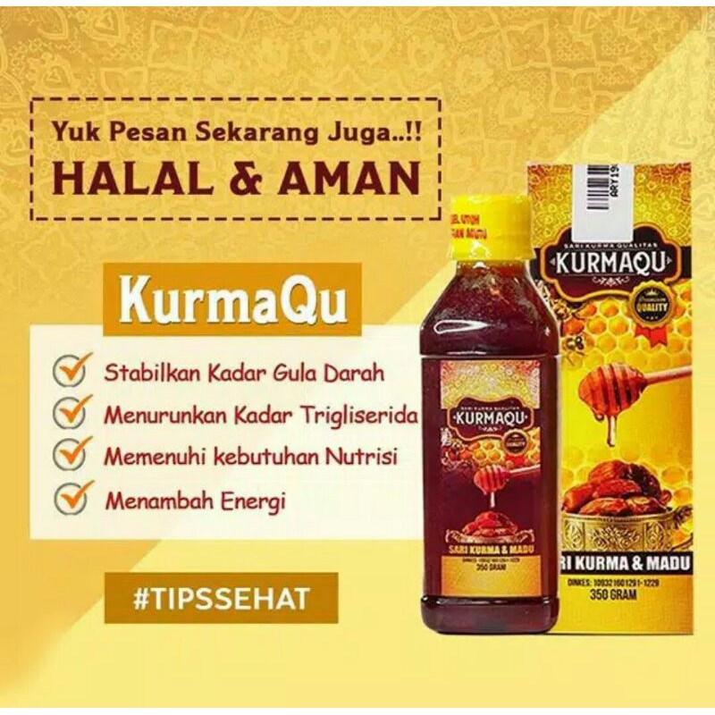 

Kurmaqu Sari Kurma Madu Murni 100% Original
