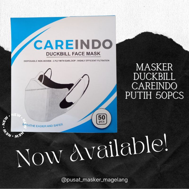MASKER 3PLY DUCKBILL CAREINDO ISI 50