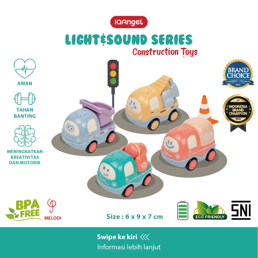 IQANGEL CONSTRUCTION TRUCK TOYS