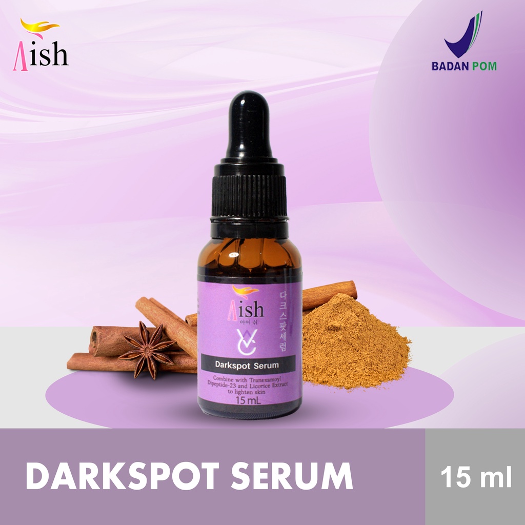 Aish Serum Darkspot Korea Skincare 15ml Original Perawatan Wajah Flek Hitam Bintik Hitam Noda Hitam 