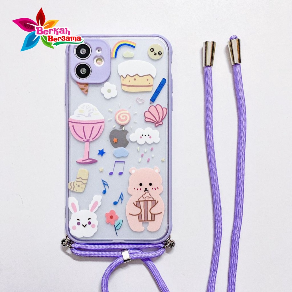 SS191 CASE SLINGCASE LANYARD Oppo A9 A5 A31 A8 A52 A92 A53 A33 2020 Reno 4 4f A15 A54 A74 A16 BB5640