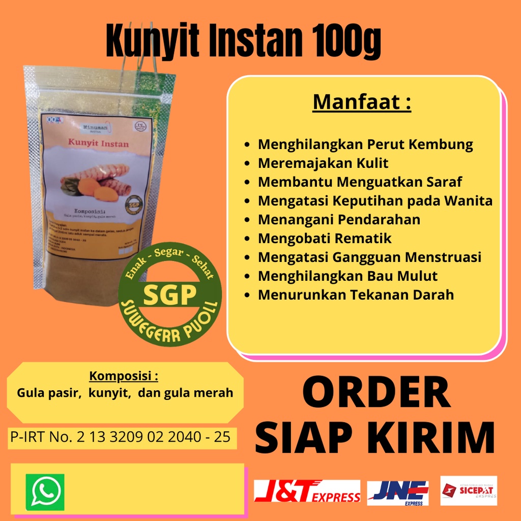 

Kunyit Instan 100g