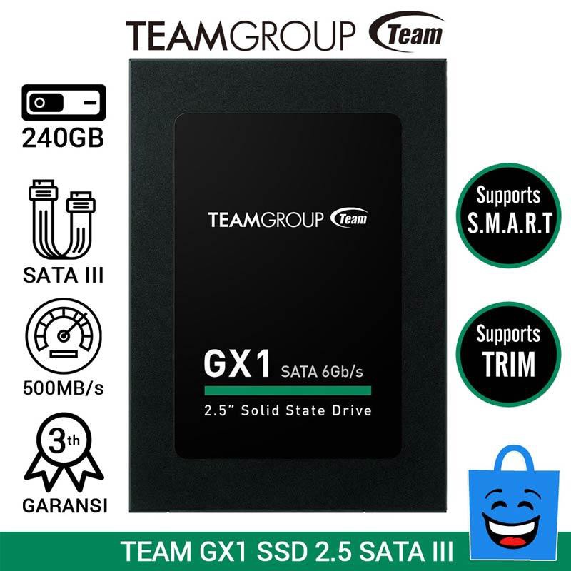 Team SSD GX1 240GB SATA III 240 GB - TEM-T253X1240G0C101