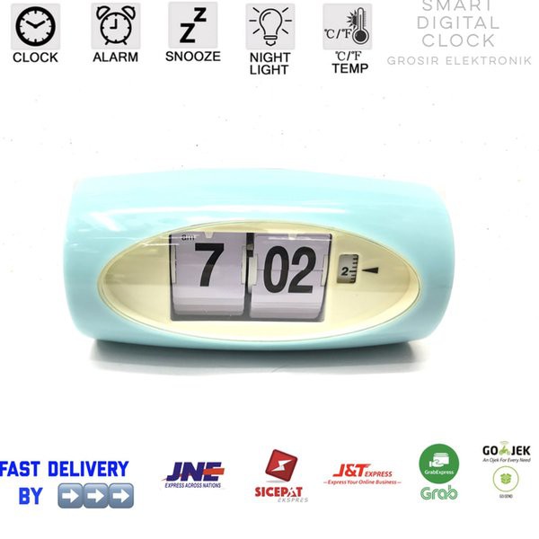 Jam Meja Unik &amp; Digital Desktop Smart Clock &amp; Jam weker Keren GH-1008