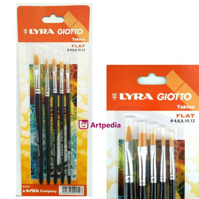 

Best Produk] Lyra Art Brush Set Flat / Kuas Flat Set