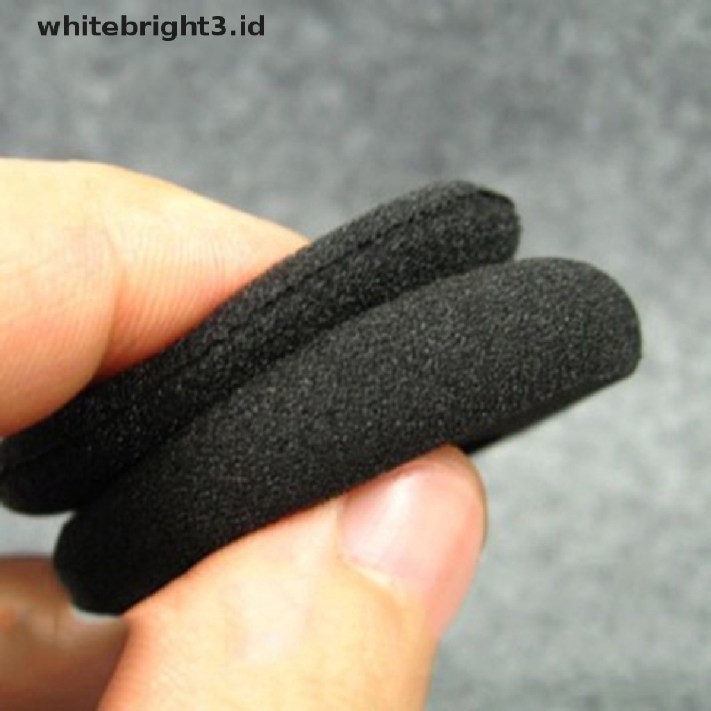 (whitebright3.id) 10pcs Busa Bantalan Telinga Pengganti Ukuran 5cm Untuk Headphone PC131 PX100