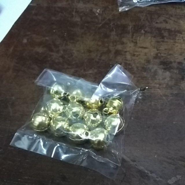 Krincingan Silver Dan Gold 12 Mm (lusin)