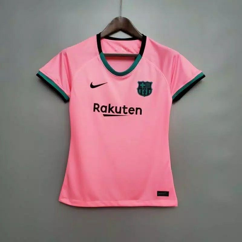 (LADIES) JERSEY BAJU BOLA LADIES BARCELONA_ 3RD PINK NEW 2020/2021 IMPORT GRADE ORI