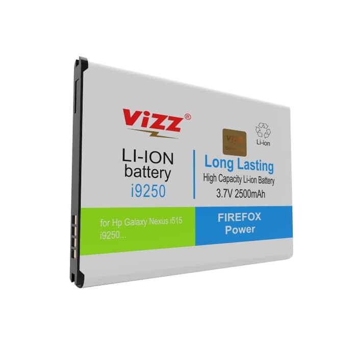 Vizz Double Power Battery Batre Baterai Vizz Samsung Galaxy Nexus i9250 9250