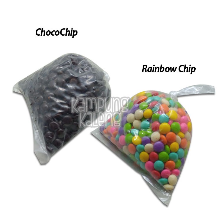 

Rainbow Chip / Choco Chip 100 Gram