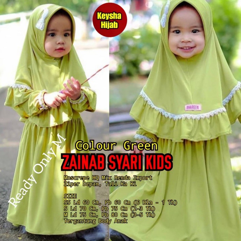 ZAINAB SYARI KIDS ( KEYSHA HIJAB)