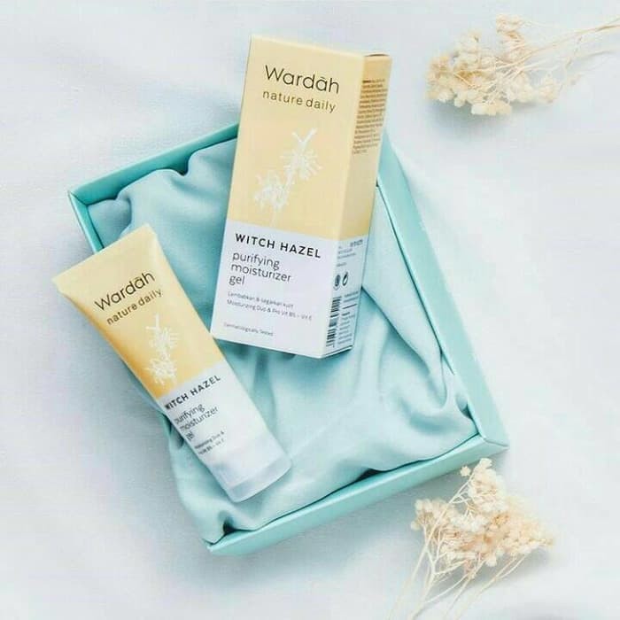 Wardah Nature Daily WITCH HAZEL Purifying Moisturizer Gel &amp; Serum by AILIN