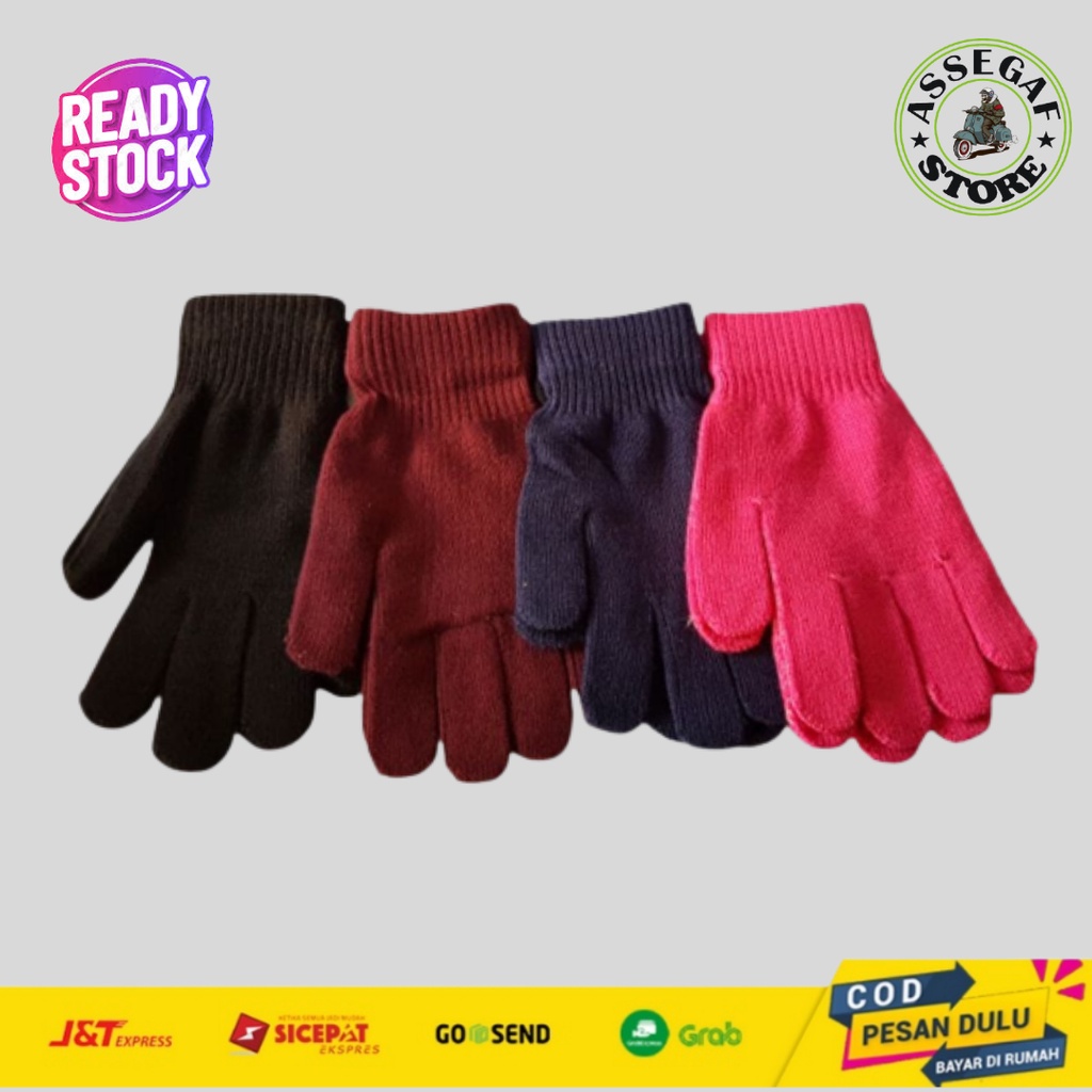 SARUNG TANGAN MOTOR WANITA PRIA SARUNG TANGAN RAJUT
