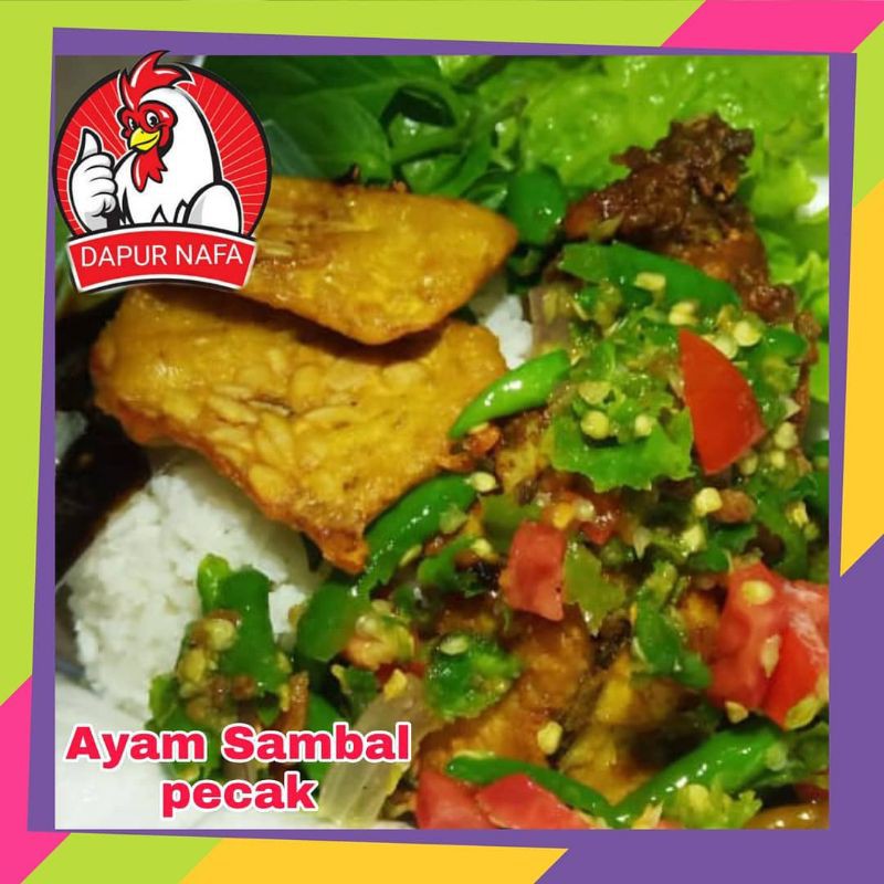 

Ayam Pecak maknyus + Nasi