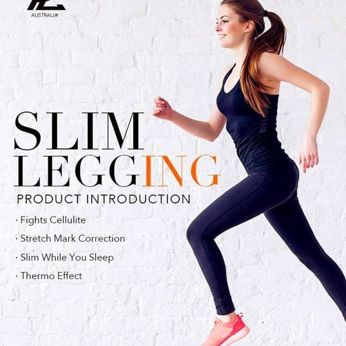 YPL Slim Legging stocking Legging Fitnes Olahraga - Hitam