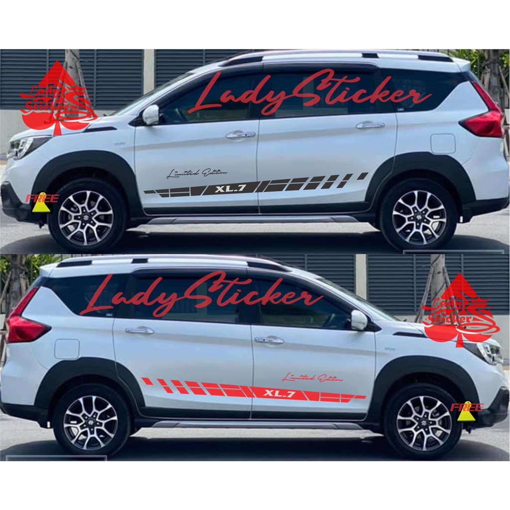 STRIPING STICKER STIKER MOBIL XL-7 CUTING STICKER MOBIL SUZUKI XL-7