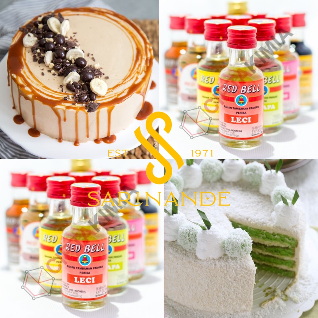 

Red Bel Esence Perasa Cokelat, Kelapa, Leci, Pisang Ambon, Pandan, Strawberry, Susu, Vanila 30Cc*12