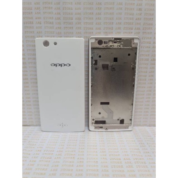 FRAME+BACKDOOR FULLSET CASING KESING HOUSING TUTUP BELAKANG OPPO R1201 A31 A31T NEO 5 ORIGINAL
