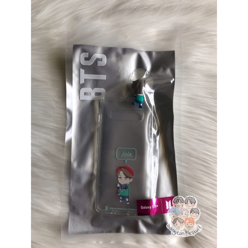 [READY STOCK] OFFICIAL BTS TINYTAN FIGURE JELLY CASE JIMIN SAMSUNG GALAXY S10+