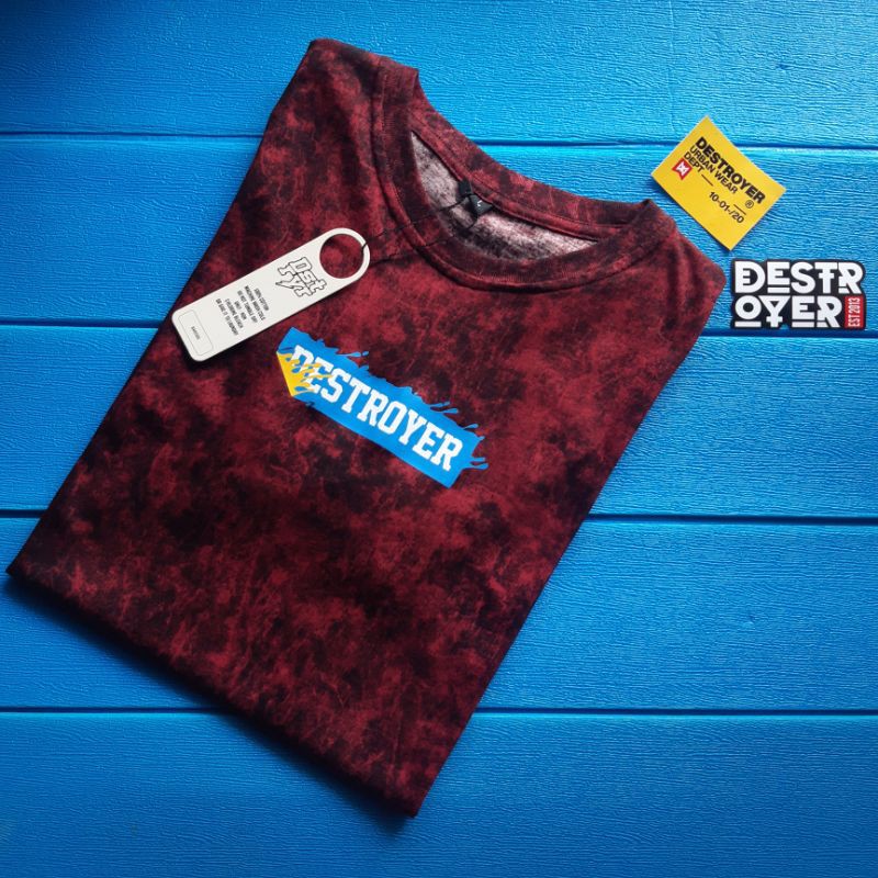 Kaos Destroyer Original Full Print Dan Kaos Krgr Original Full Print